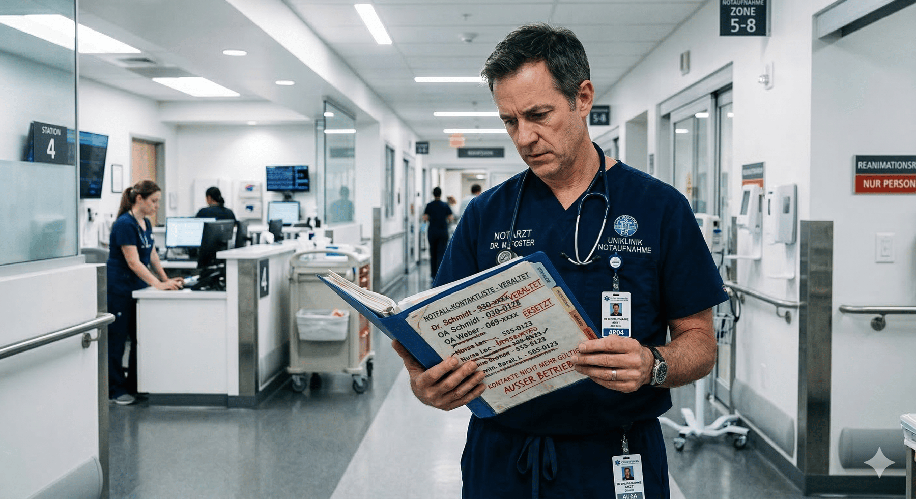 Notfallkoordinator im Einsatz